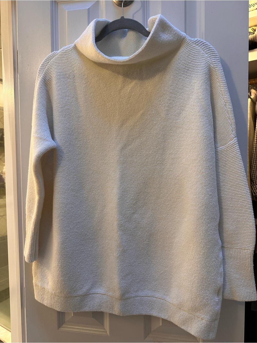 XS Free People Ottoman Slouchy Tunic - Cream